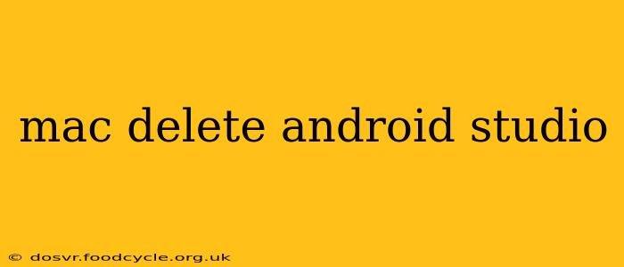mac delete android studio