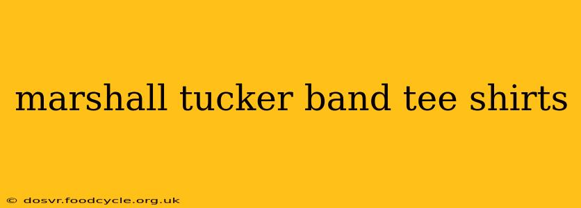 marshall tucker band tee shirts