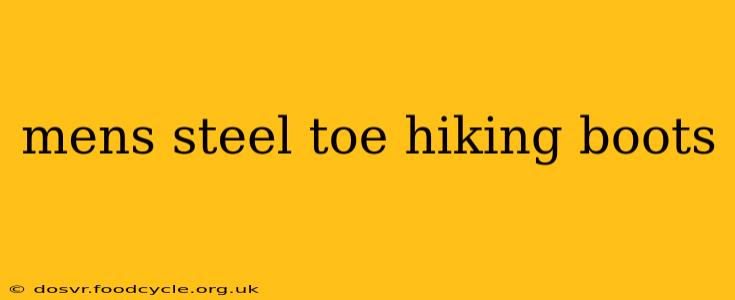 mens steel toe hiking boots