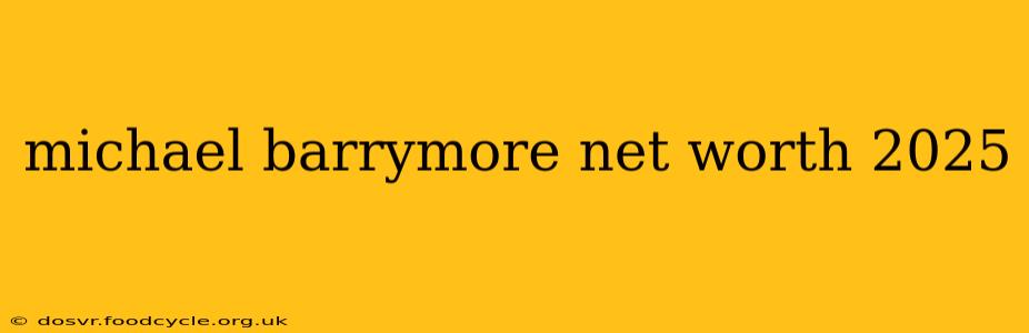 michael barrymore net worth 2025