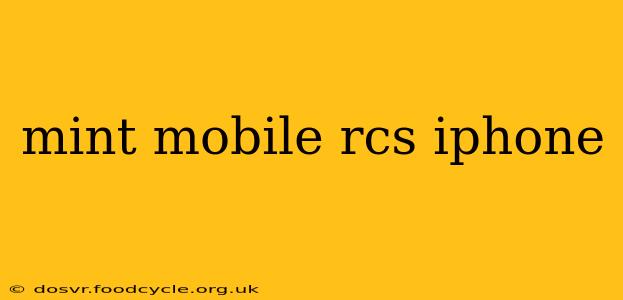 mint mobile rcs iphone