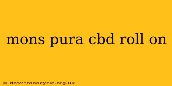 mons pura cbd roll on