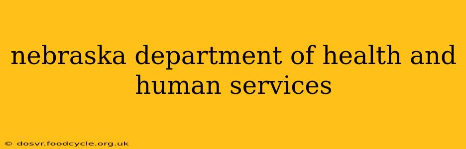 nebraska department of health and human services
