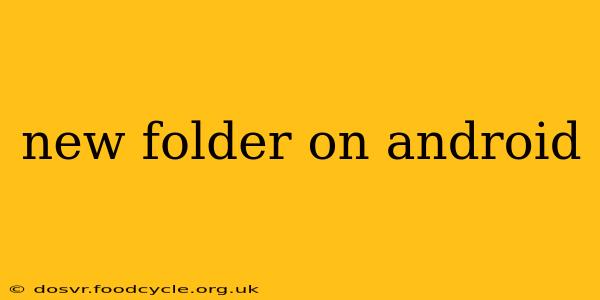 new folder on android