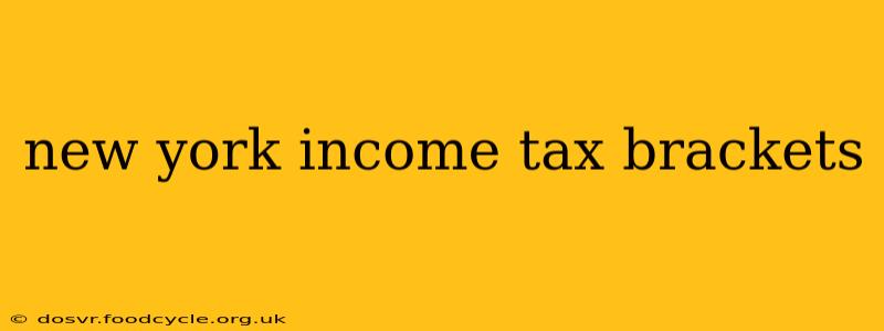 new york income tax brackets