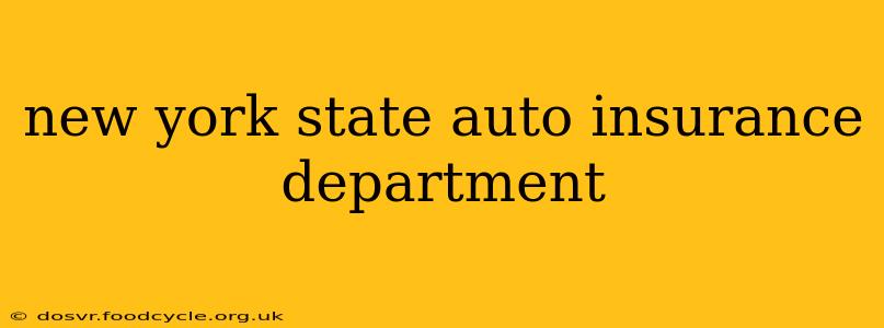 new york state auto insurance department