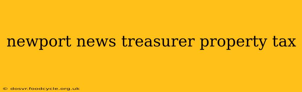 newport news treasurer property tax