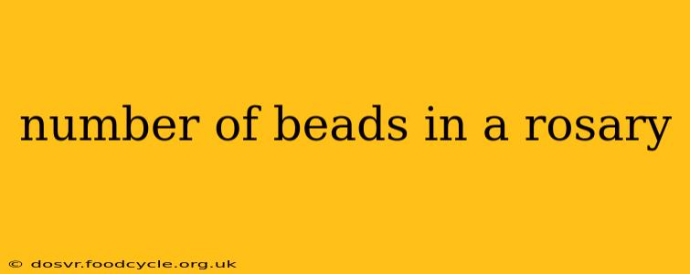 number of beads in a rosary