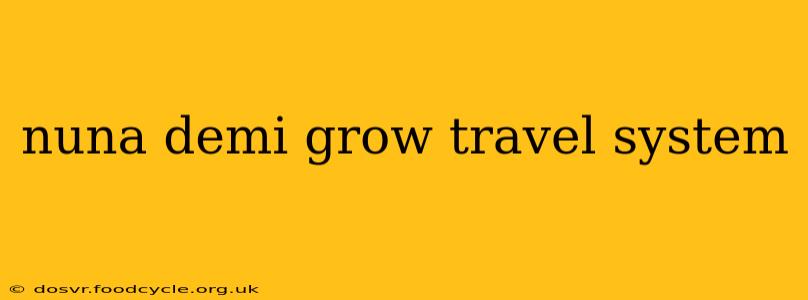 nuna demi grow travel system