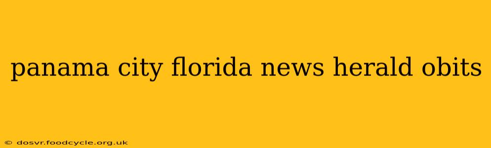panama city florida news herald obits