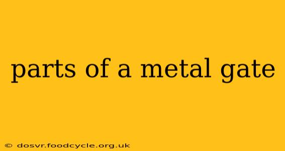 parts of a metal gate