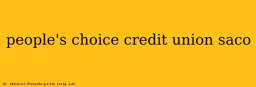 people's choice credit union saco