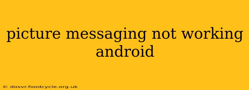picture messaging not working android