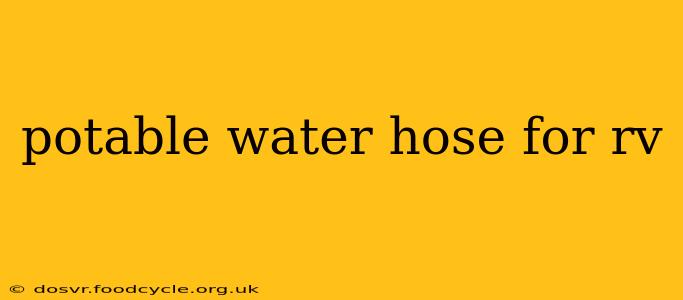 potable water hose for rv