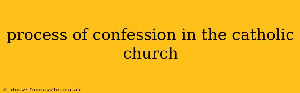 process of confession in the catholic church