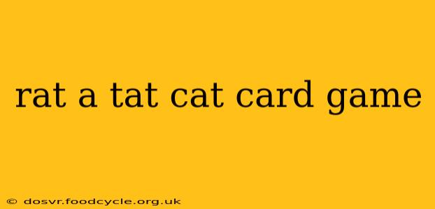 rat a tat cat card game