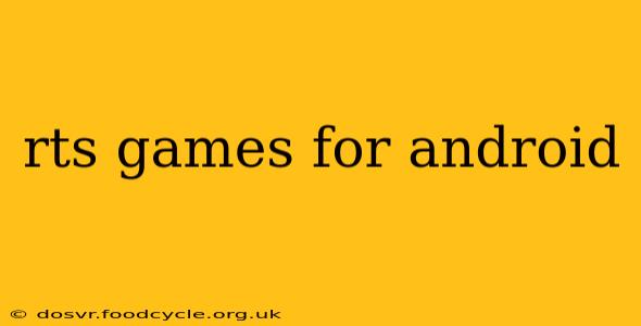 rts games for android