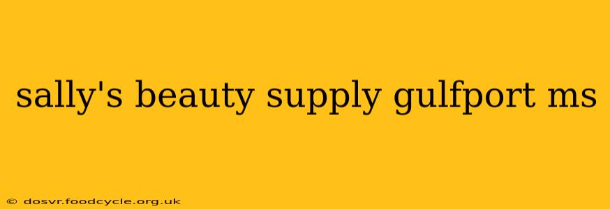 sally's beauty supply gulfport ms