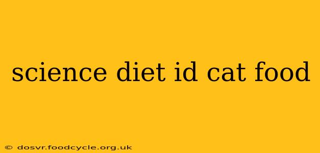 science diet id cat food
