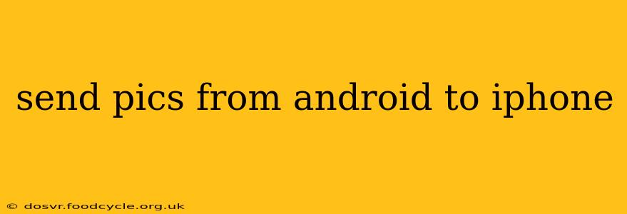 send pics from android to iphone