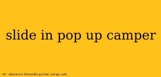 slide in pop up camper