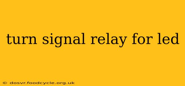 turn signal relay for led
