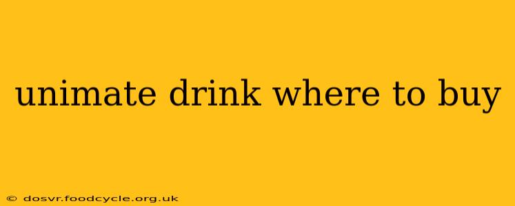 unimate drink where to buy