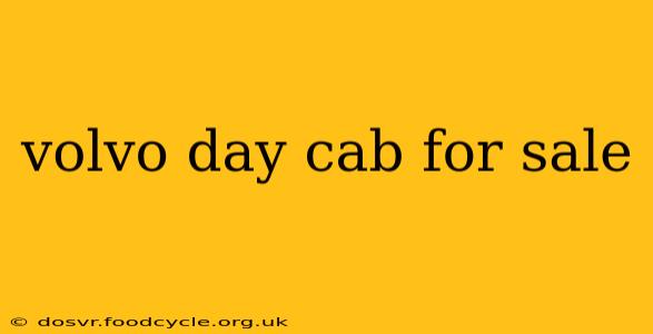 volvo day cab for sale