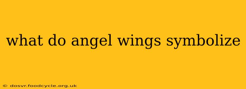 what do angel wings symbolize
