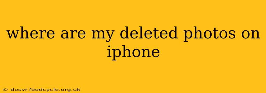 where are my deleted photos on iphone