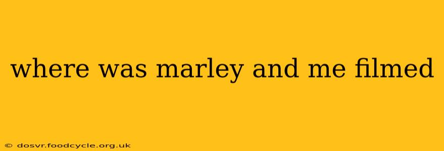 where was marley and me filmed