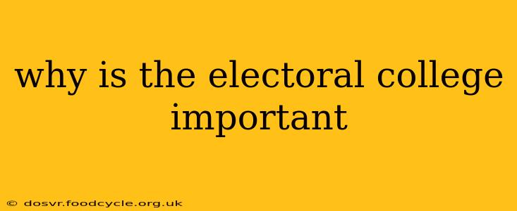 why is the electoral college important