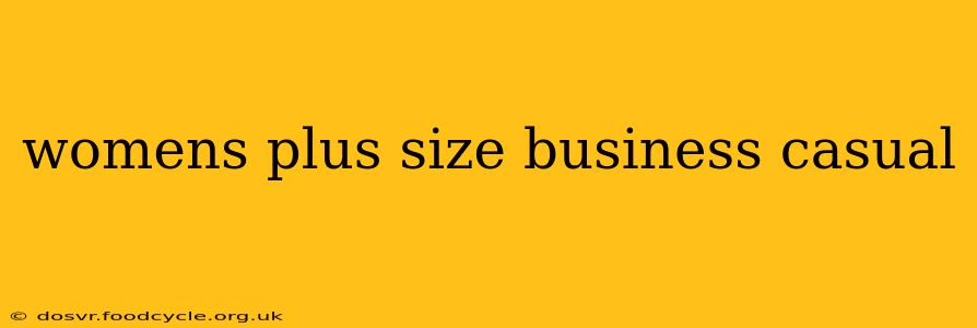 womens plus size business casual