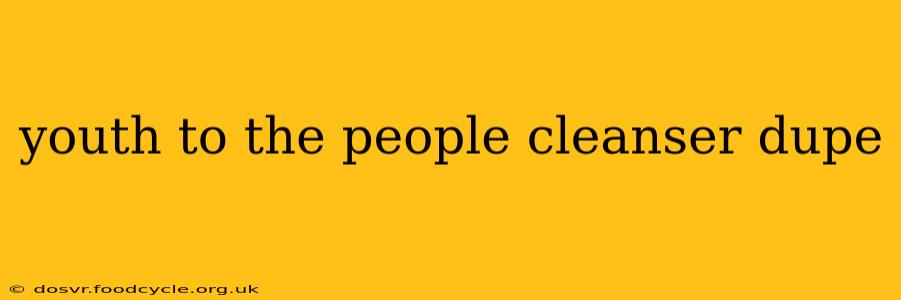 youth to the people cleanser dupe
