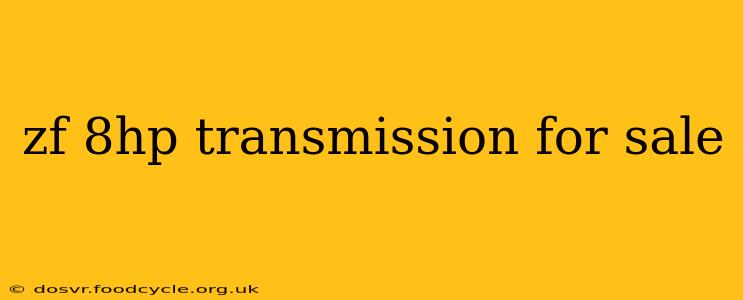 zf 8hp transmission for sale