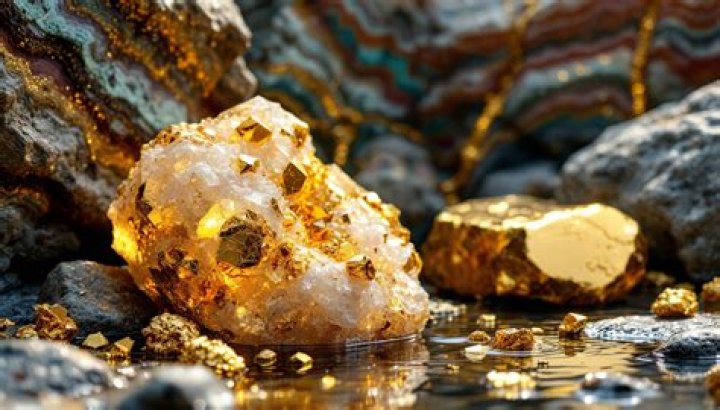 A Giant Quartz Rock Containing A Record 70kg Of Gold Found, Valued At $3 Million