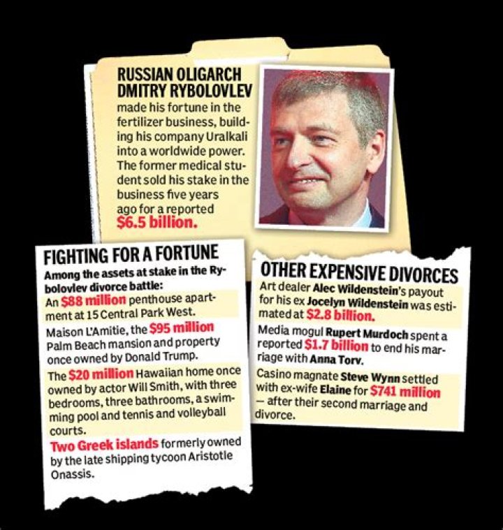 Dmitry Rybolovlev Gets Off Easy With $604 Million Divorce Settlement - It Could Have Been $4.3 Billion!!!