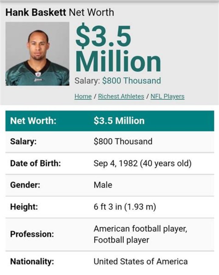 Hank Baskett Net Worth | Celebrity Net Worth