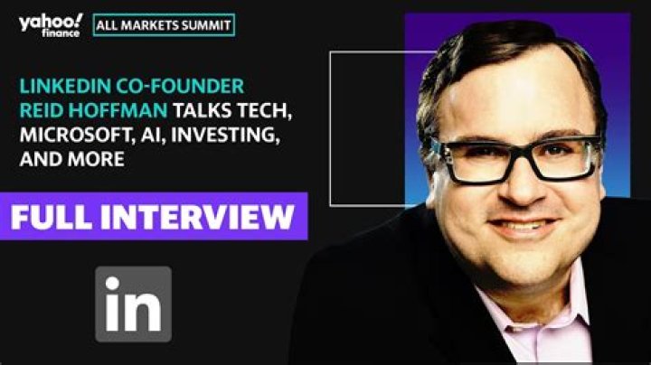 LinkedIn Founder Reid Hoffman Optimistic About Future of Tech