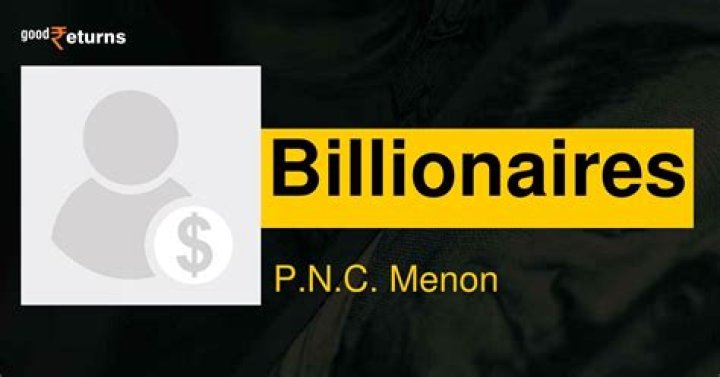 P.N.C. Menon Net Worth | Celebrity Net Worth