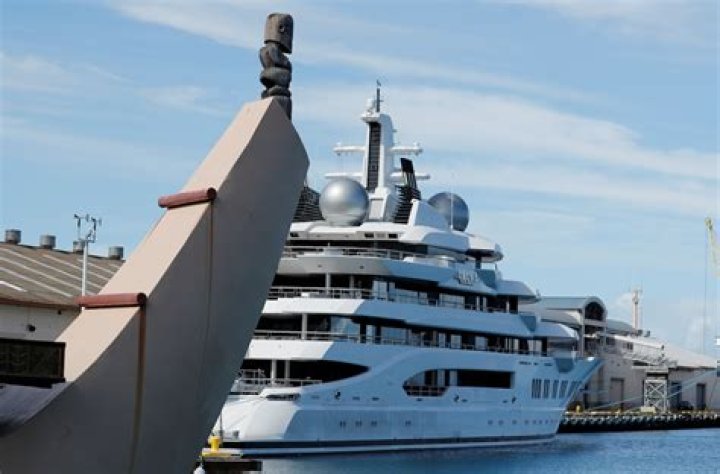 Russian Oligarch Vladimir Strzhalkovsky's Superyacht Is Stranded In Norway