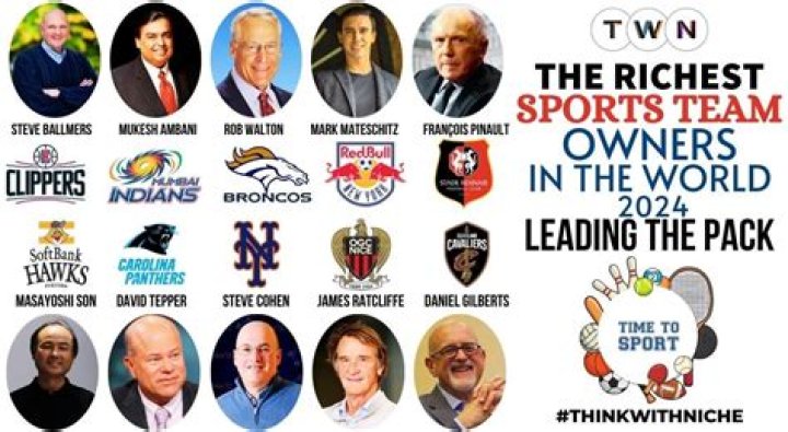 The 8 Richest Sports Team Owners In The World 2021