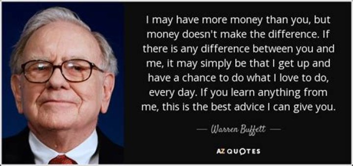 Warren Buffett Says Money Doesn't Buy Happiness