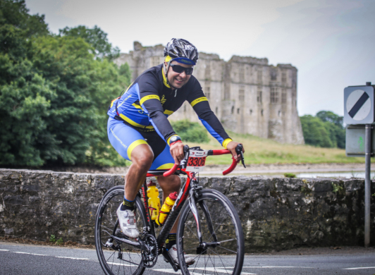 Tour of Pembrokeshire cyclist