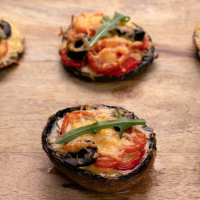 Caprese Stuffed Portobello Mushrooms