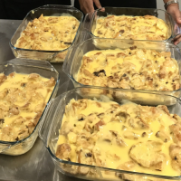 Pastry and Custard bake